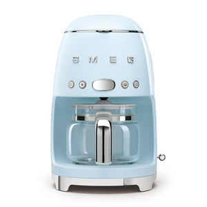 Smeg 50s Style Drip Filter Coffee Machine, Pastel Blue