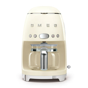 Smeg 50s Style Drip Filter Coffee Machine, Cream