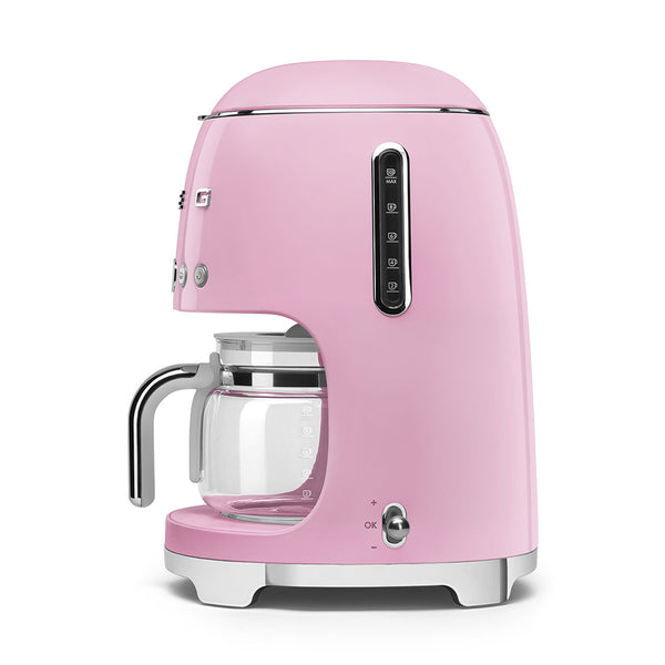 Smeg 50s Style Drip Filter Coffee Machine, Pink