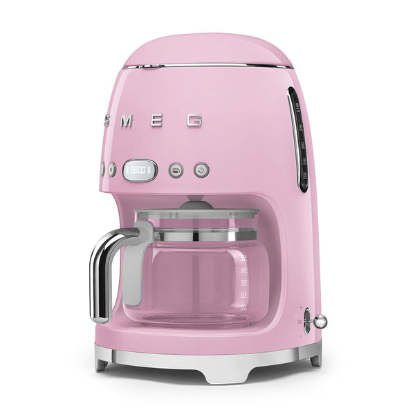 Smeg 50s Style Drip Filter Coffee Machine, Pink