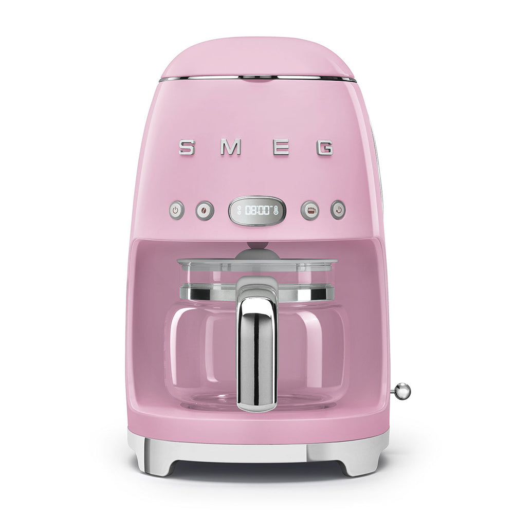 Smeg 50s Style Drip Filter Coffee Machine, Pink DCF02PKEU ECS Coffee