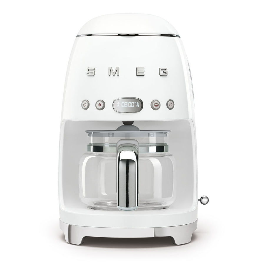 Smeg 50s Style Drip Filter Coffee Machine, White DCF02WHUS ECS Coffee