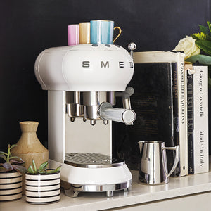 Smeg Manual Espresso Machine - White