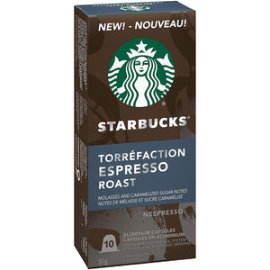 Starbucks Espresso Roast Nespresso® Compatible Capsules, 10 Pack