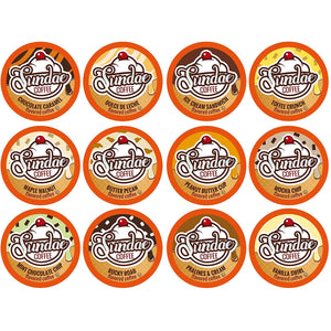 Sundae Ice Cream Flavoured Variety Single Serve Coffee, 48 Pack