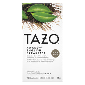 Tazo Awake English Breakfast Filterbag Tea 24 Count