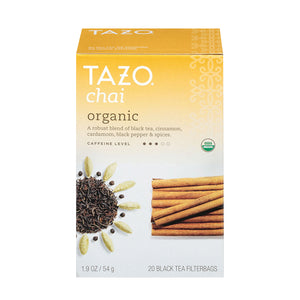 Tazo Organic Chai Filterbag Tea 24 Count