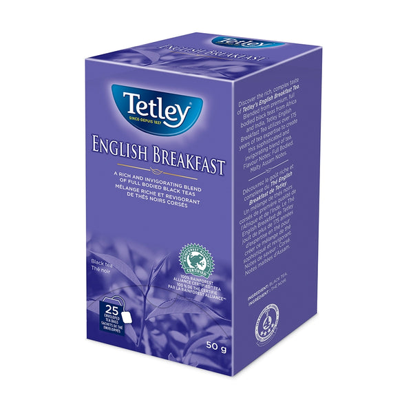 Tetley English Breakfast Tea 25 Count