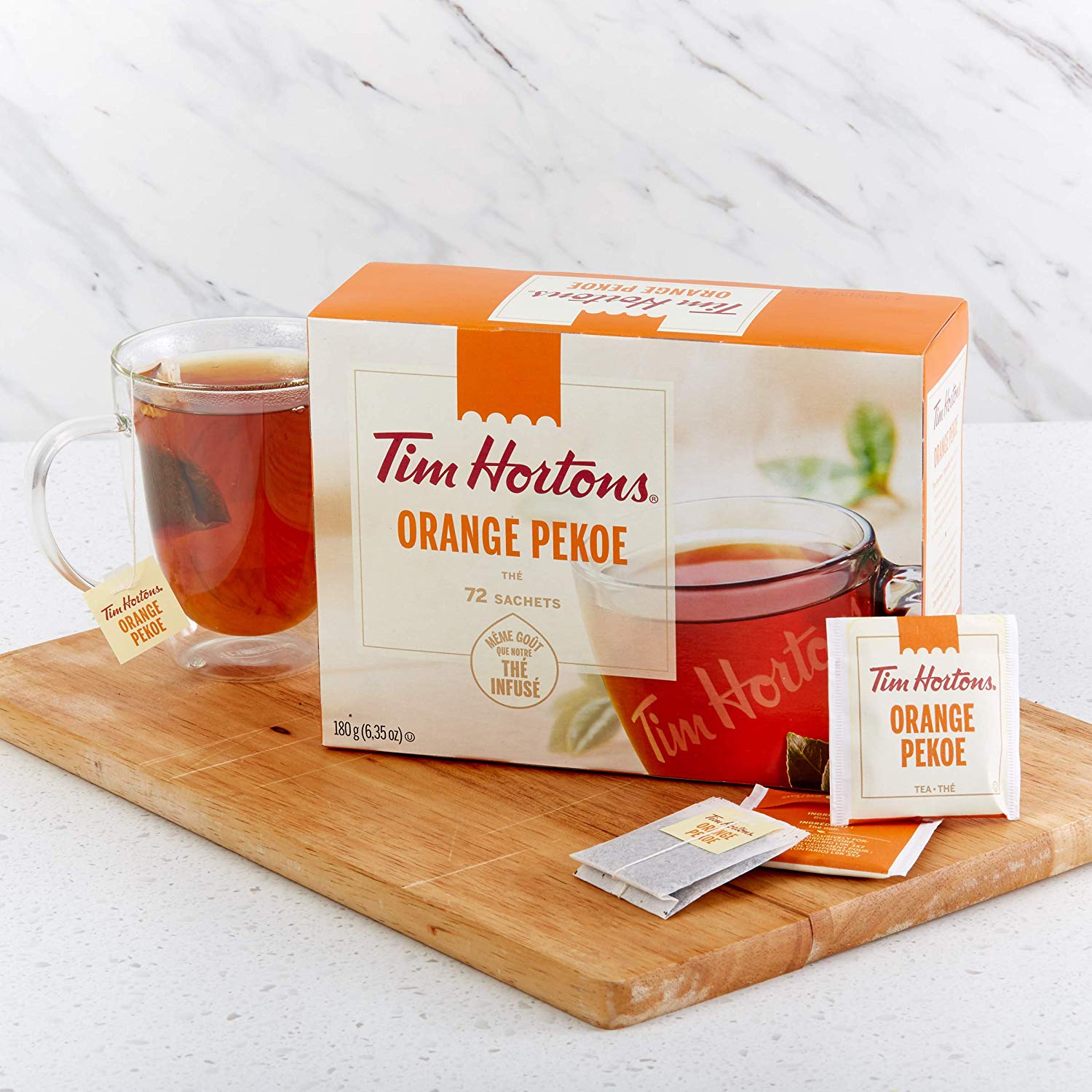 Tim Hortons Orange Pekoe Filterbag Tea, 72 Count – ECS Coffee