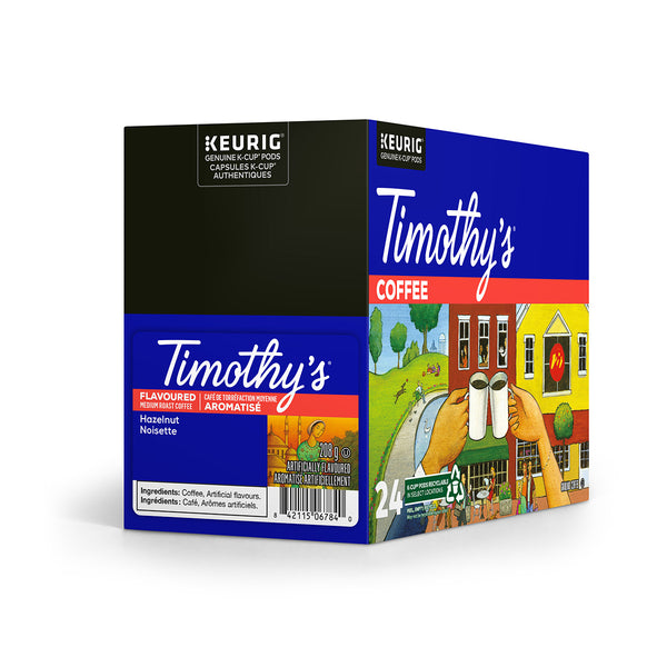 Timothy's Hazelnut K-Cup® Pods 24 Pack
