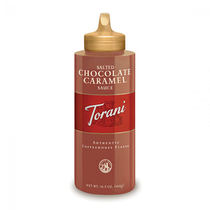 Torani Puremade Salted Chocolate Caramel Sauce, 16.5 oz.