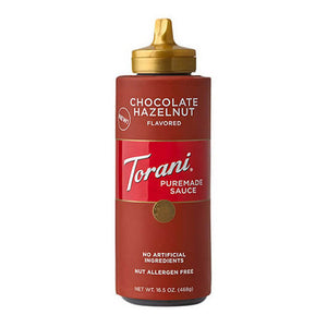 Torani Puremade Chocolate Hazelnut Sauce, 16.5 oz