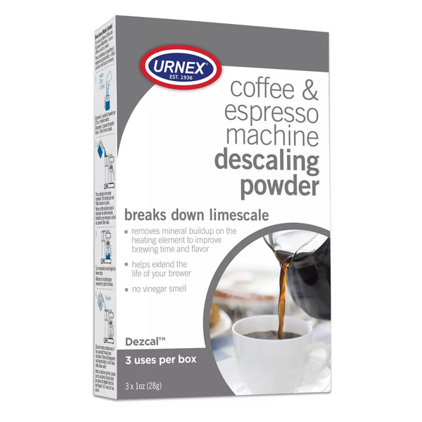Urnex Dezcal™ Coffee & Espresso Machine Descaling Powder, 3 Pack
