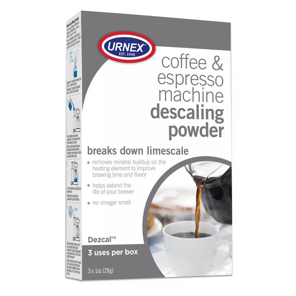 Urnex Dezcal Coffee & Espresso Machine Descaling Powder ECS Coffee Inc.