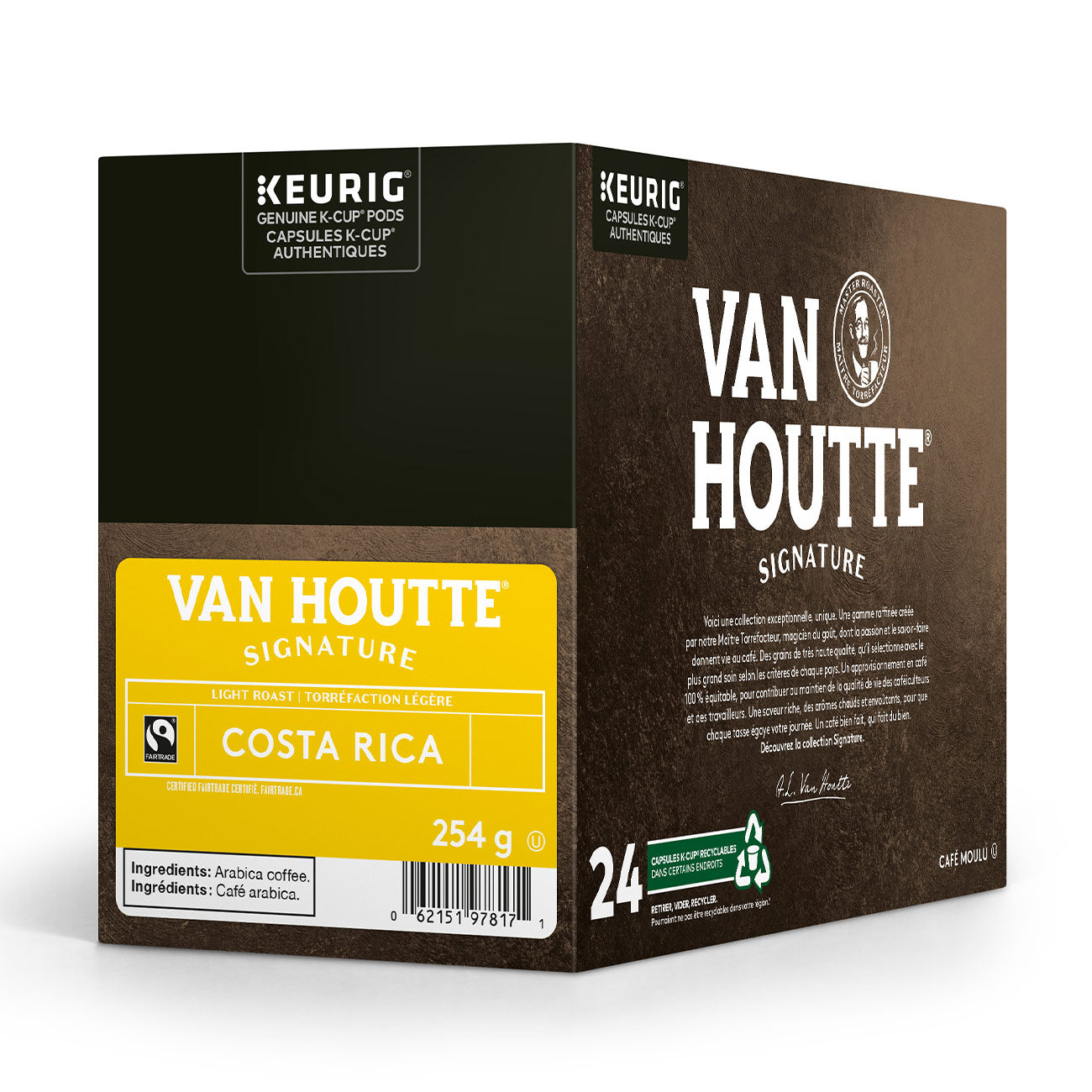 Van Houtte Costa Rica Fair Trade K-Cup Pods 24 Pack | ECS Coffee Inc.