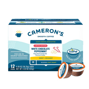 Cameron's White Chocolate Peppermint Single Serve Coffee 12 Pack