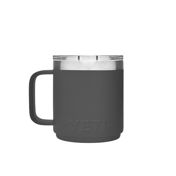 ECS　–　MagSlider　Rambler　oz.　Mug　Charcoal　10　Lid,　with　YETI　Coffee