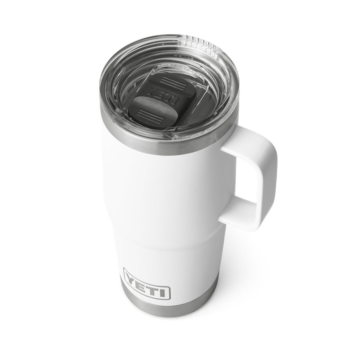 YETI Rambler 20 Travel Mug, White – ECS Coffee